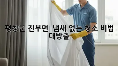 평창군 진부면 🏡 냄새 없는 청소 비법 대방출! ✨